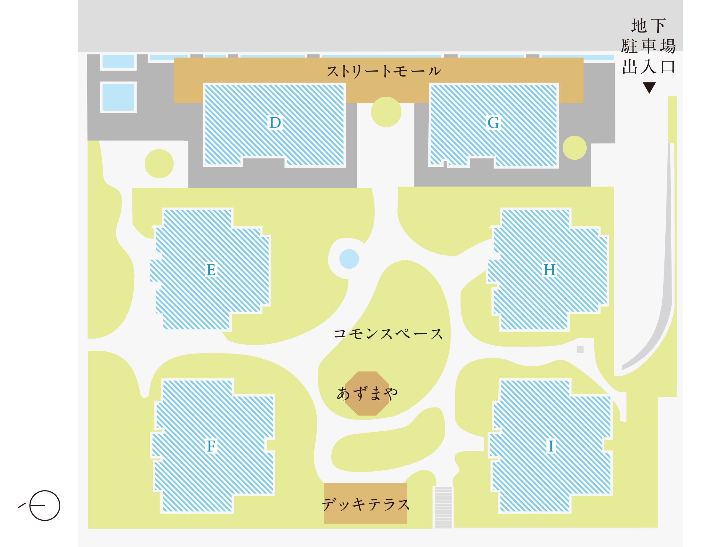 2街区内配置図